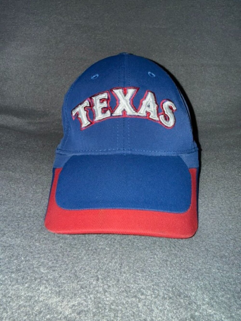Nike Texas Rangers MLB Fitted Hat Blue Red Baseball Cap Genuine Merchandise